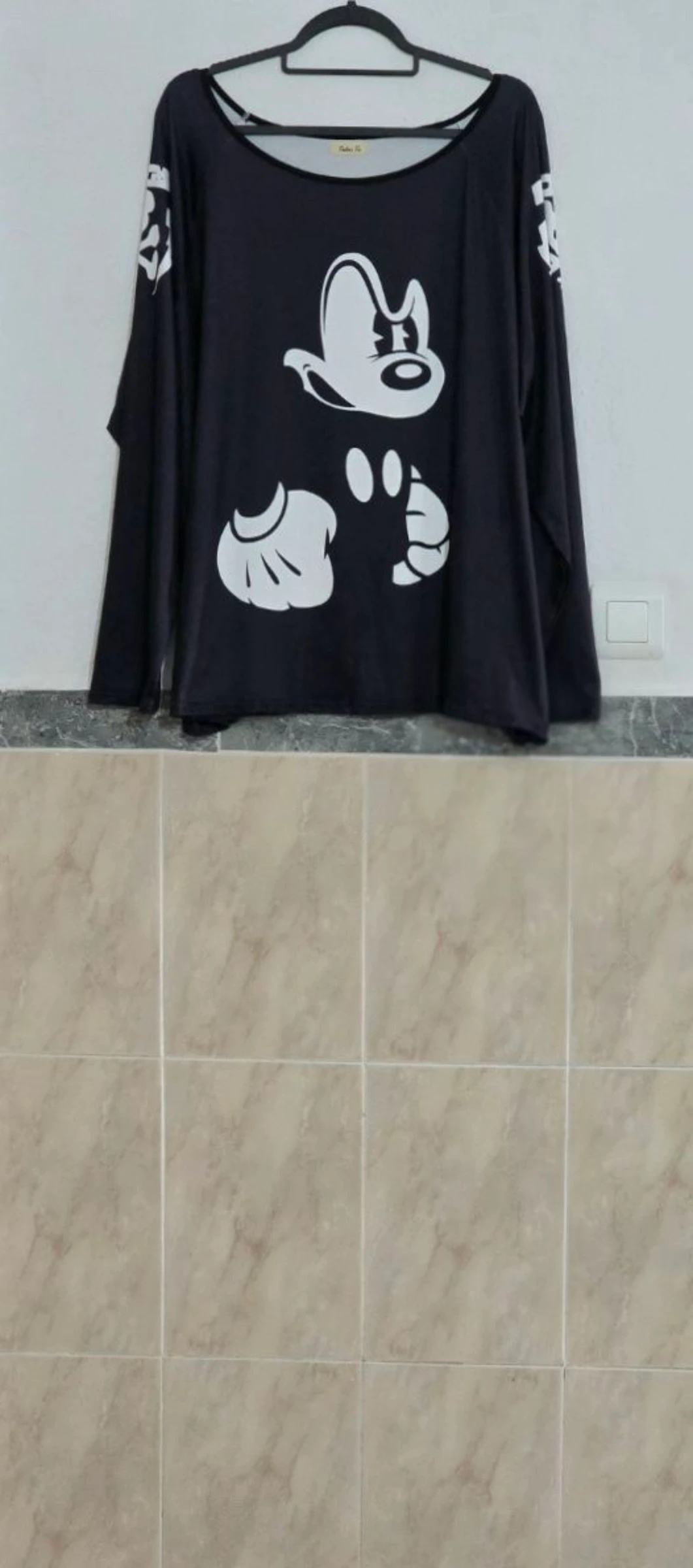 Printed black t-shirt size 52 – photo 6
